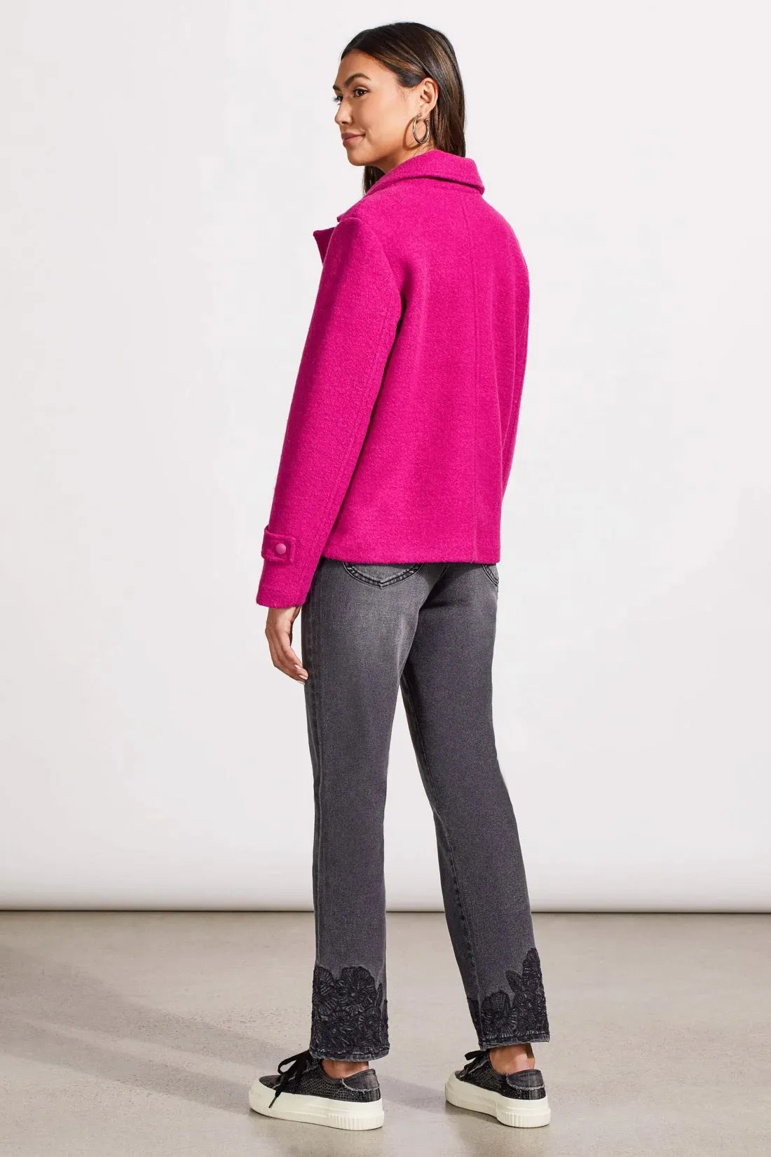 Boiled Wool Peacoat
