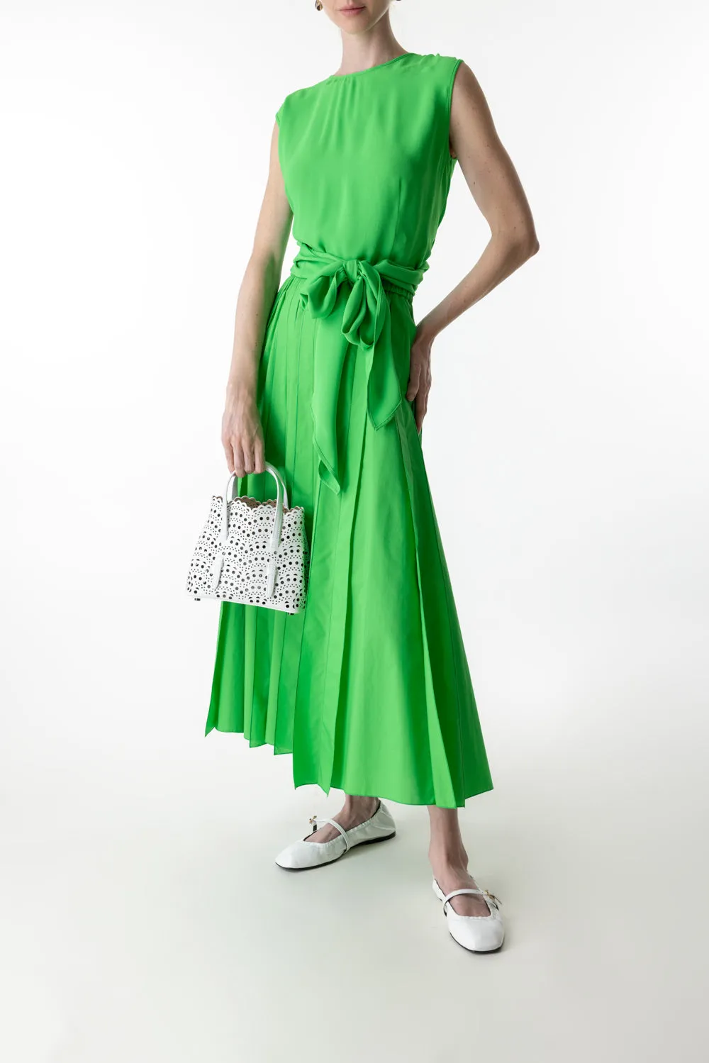 Flared Midi Skirt