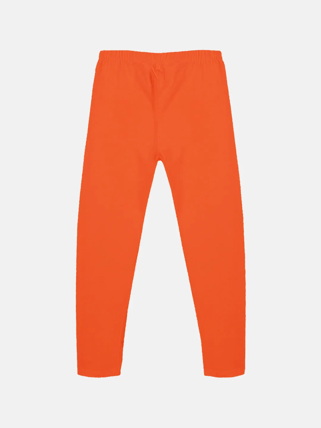 Girls Solid Leggings Pack of 2
