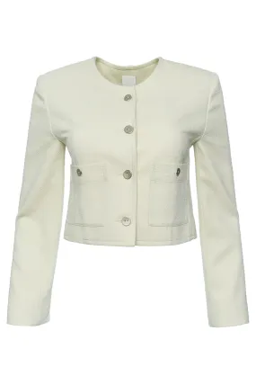 Light Mint Cropped Jacket