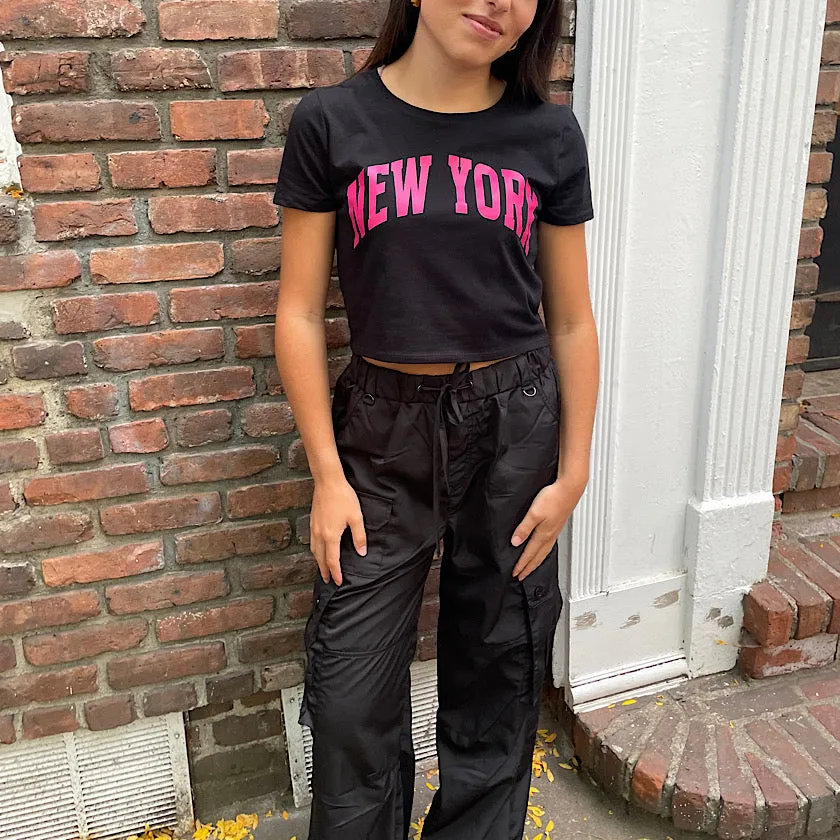 Relaxed Nylon Cargo Pants
