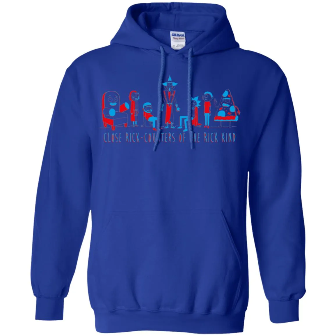 Rick And Morty Close Rick-counters Drawing Men Pullover Hoodie