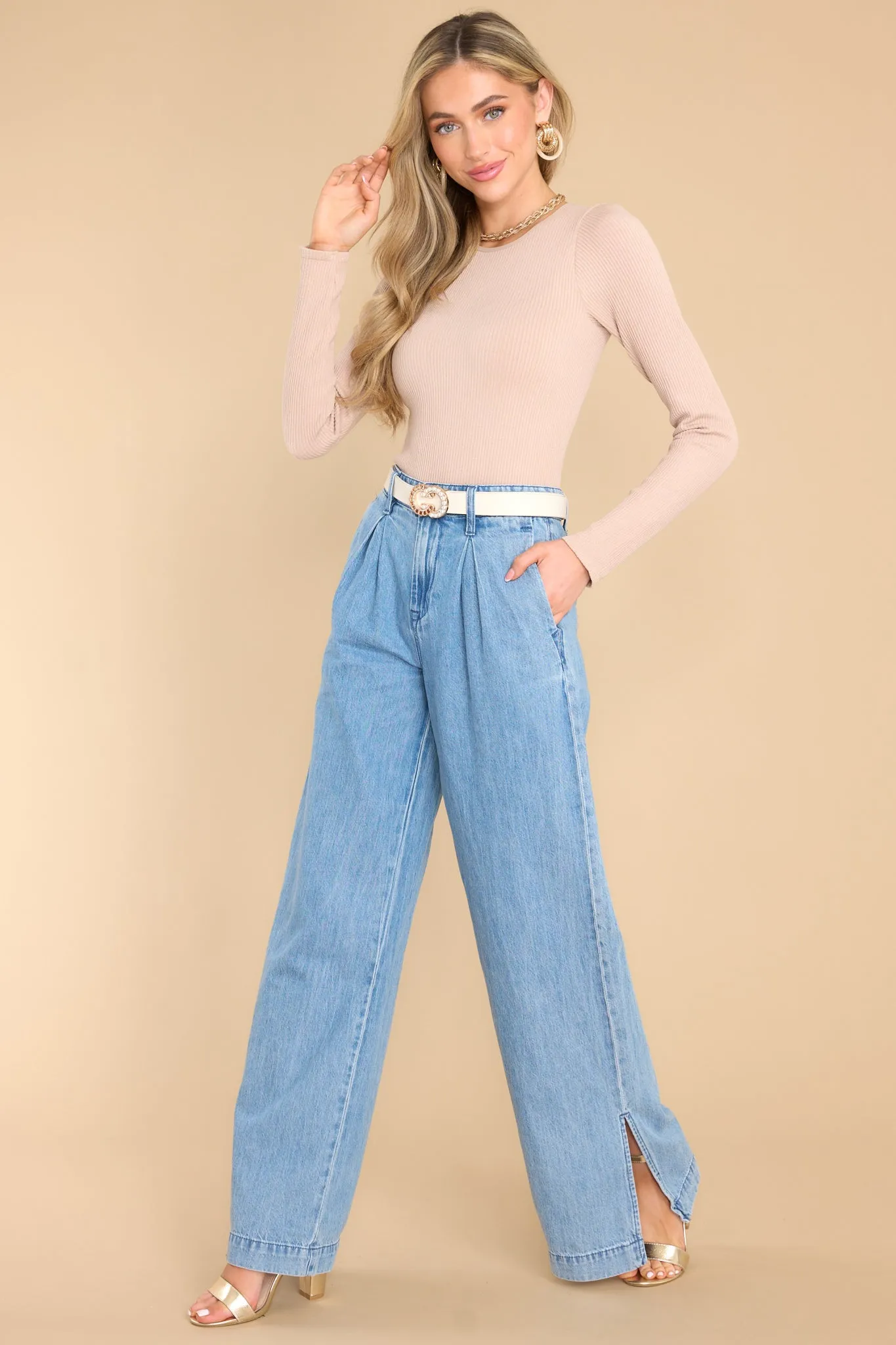 Seeing Clearly Chambray Pants